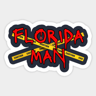 Florida Man Sticker